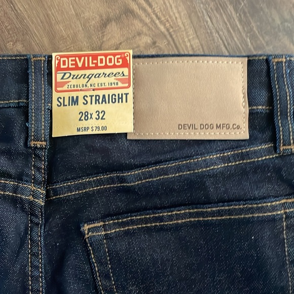 Devil Dog Slim Straight Jeans 28x32 - Picture 5 of 6
